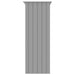 Vogelkooi 215x78x200 cm gegalvaniseerd staal grijs