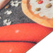 Keukenmat wasbaar groenteprint 60x180 cm fluweel