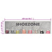 Keukenmat wasbaar shoezone-print 45x150 cm fluweel