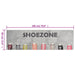 Keukenmat wasbaar shoezone-print 60x180 cm fluweel