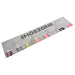Keukenmat wasbaar shoezone-print 60x300 cm fluweel