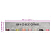 Keukenmat wasbaar shoezone-print 60x300 cm fluweel