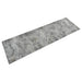 Keukenmat wasbaar betonprint 60x180 cm fluweel