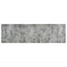 Keukenmat wasbaar betonprint 60x180 cm fluweel