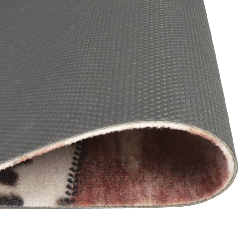 Keukenmat wasbaar dierenhuidprint 45x150 cm fluweel
