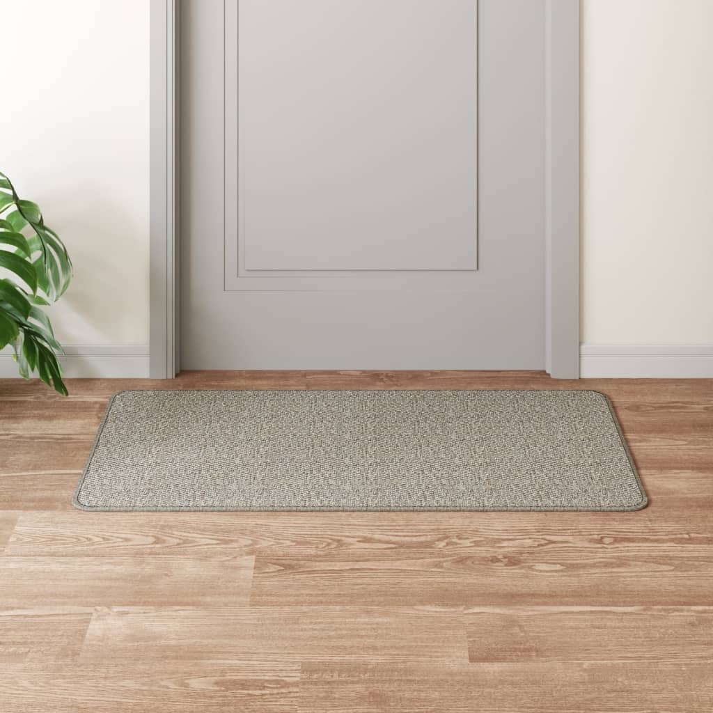 Tapijtloper 50x100 cm sisal-look platina
