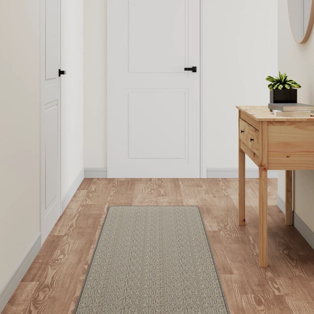 Tapijtloper 50x150 cm sisal-look platina