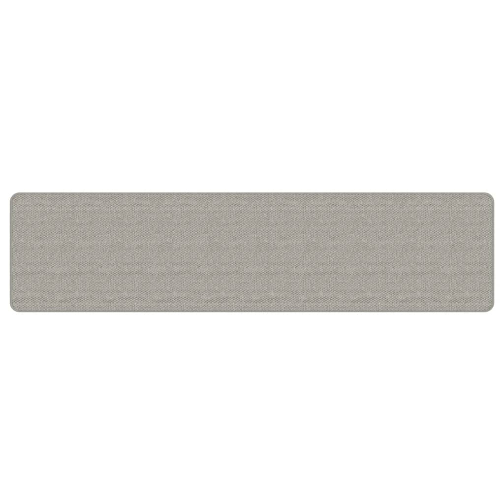 Tapijtloper 50x200 cm sisal-look platina