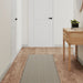 Tapijtloper 50x200 cm sisal-look platina