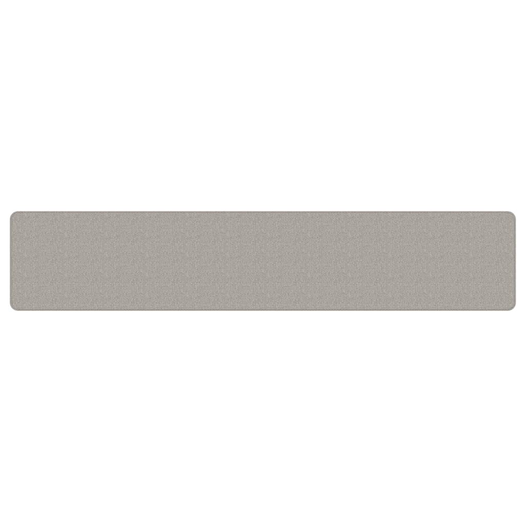 Tapijtloper 50x250 cm sisal-look platina