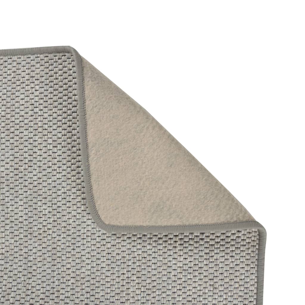 Tapijtloper 50x300 cm sisal-look platina