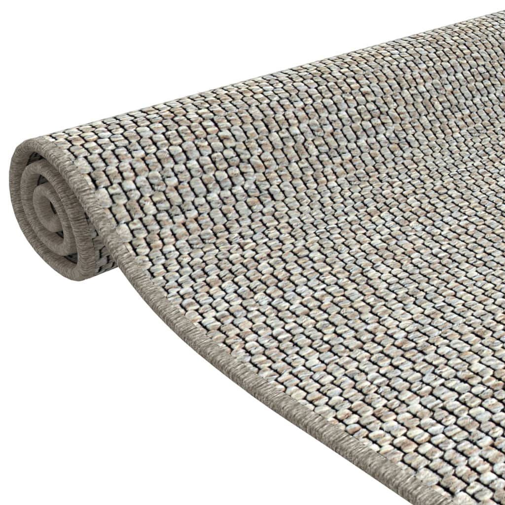 Tapijtloper 80x150 cm sisal-look platina