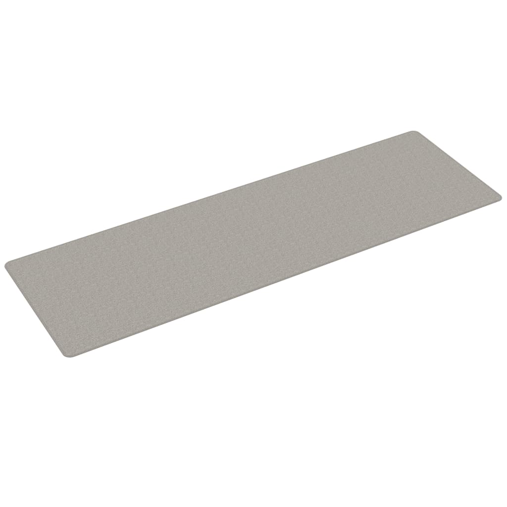 Tapijtloper 80x250 cm sisal-look platina