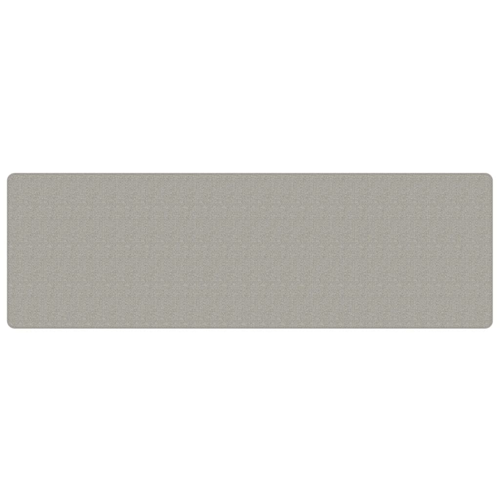 Tapijtloper 80x250 cm sisal-look platina