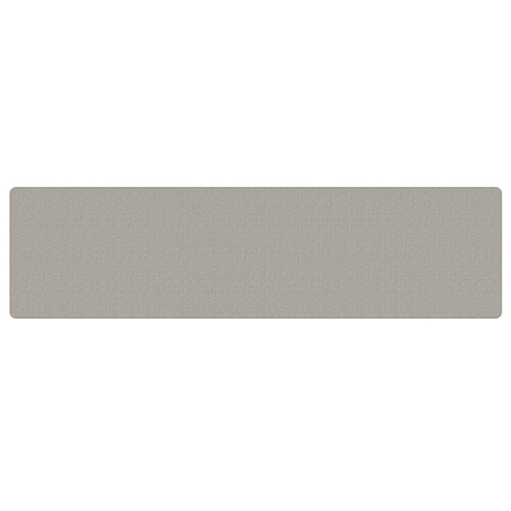 Tapijtloper 80x300 cm sisal-look platina