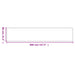 Tapijtloper 80x400 cm sisal-look platina