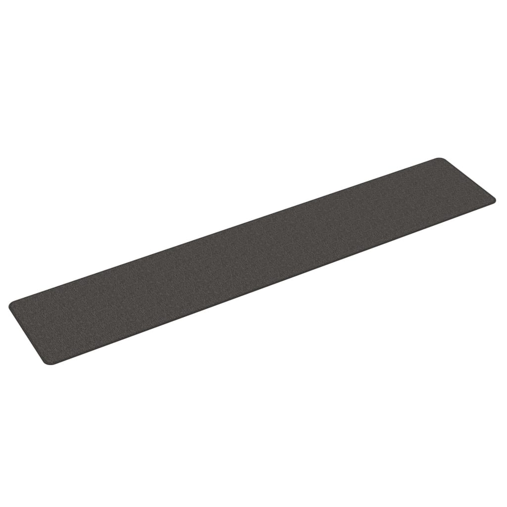 Tapijtloper 50x250 cm sisal-look antracietkleurig