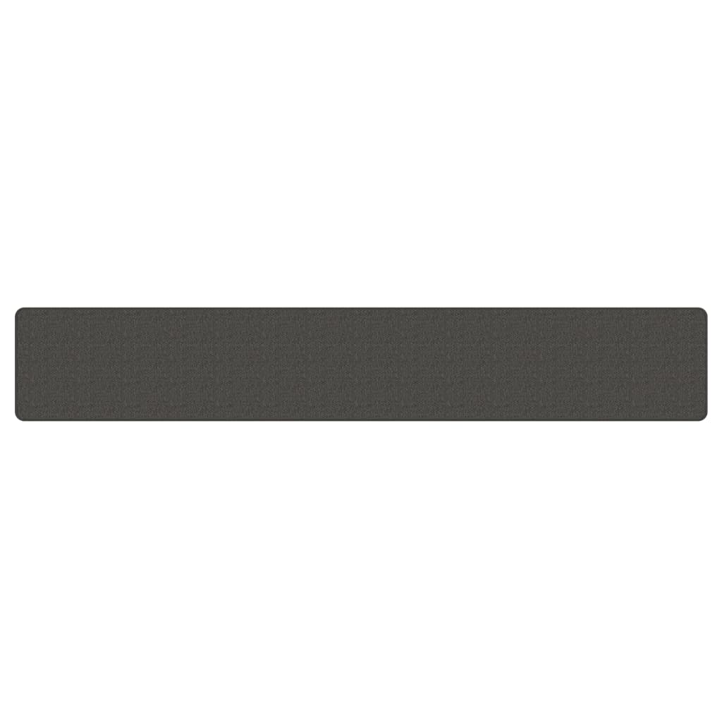 Tapijtloper 50x300 cm sisal-look antracietkleurig