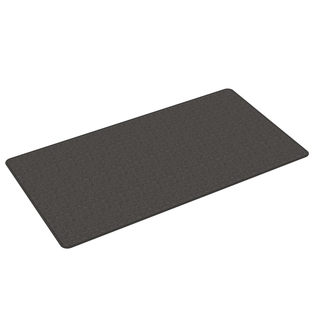 Tapijtloper sisal-look 80x150 cm antracietkleurig