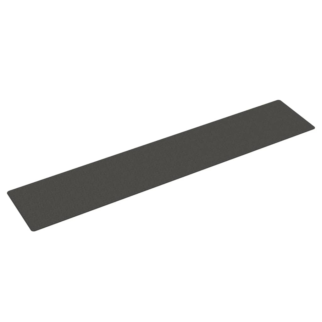 Tapijtloper 80x400 cm sisal-look antracietkleurig