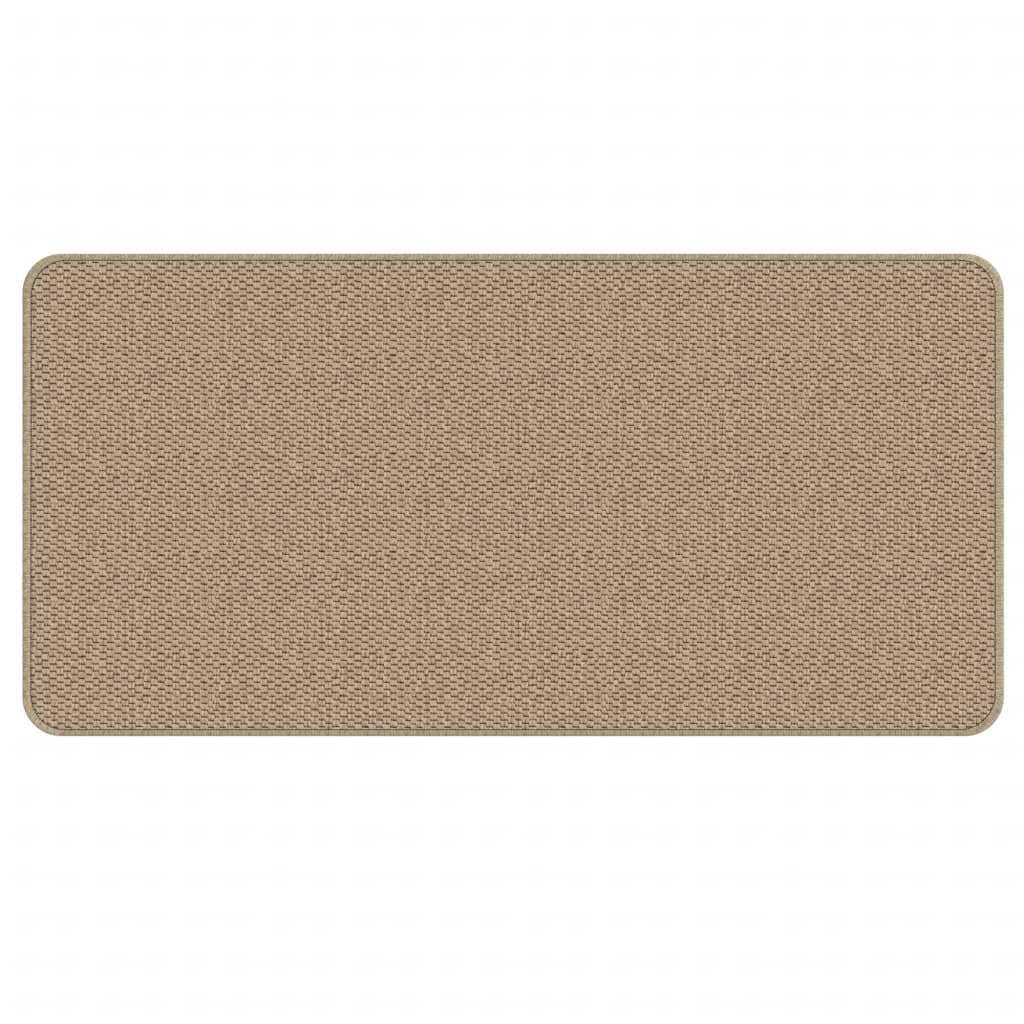 Tapijtloper 50x100 cm sisal-look zandkleurig