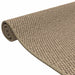 Tapijtloper 50x100 cm sisal-look zandkleurig