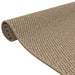 Tapijtloper 50x150 cm sisal-look zandkleurig