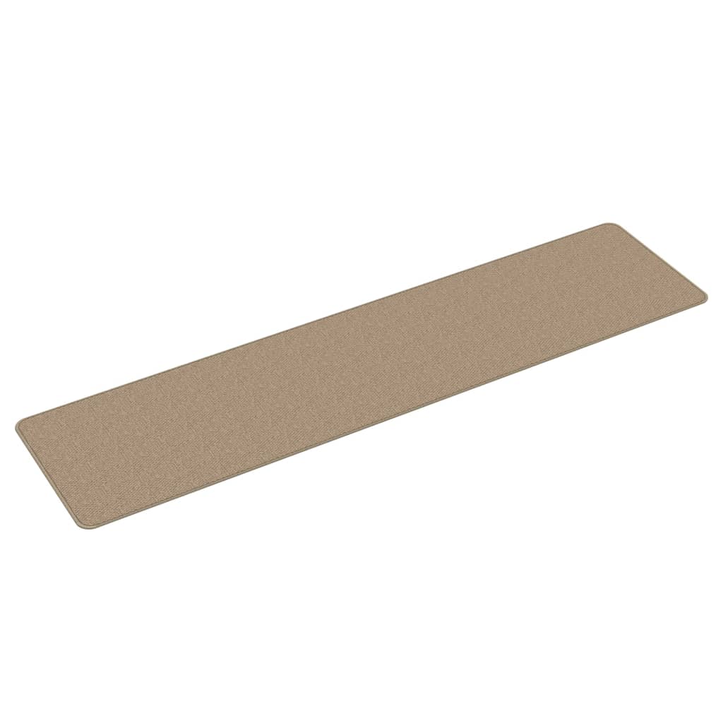Tapijtloper 50x200 cm sisal-look zandkleurig