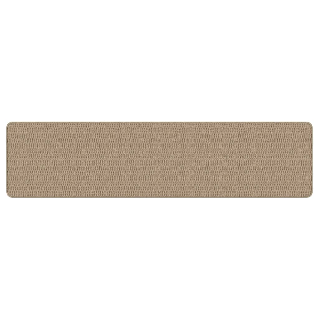 Tapijtloper 50x200 cm sisal-look zandkleurig