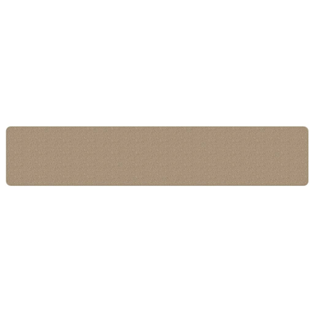 Tapijtloper 50x250 cm sisal-look zandkleurig
