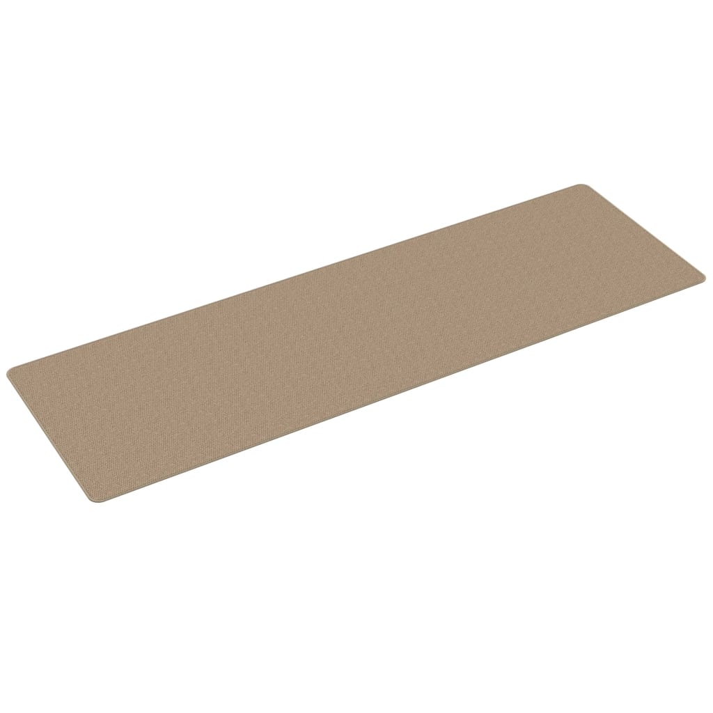 Tapijtloper 80x250 cm sisal-look zandkleurig
