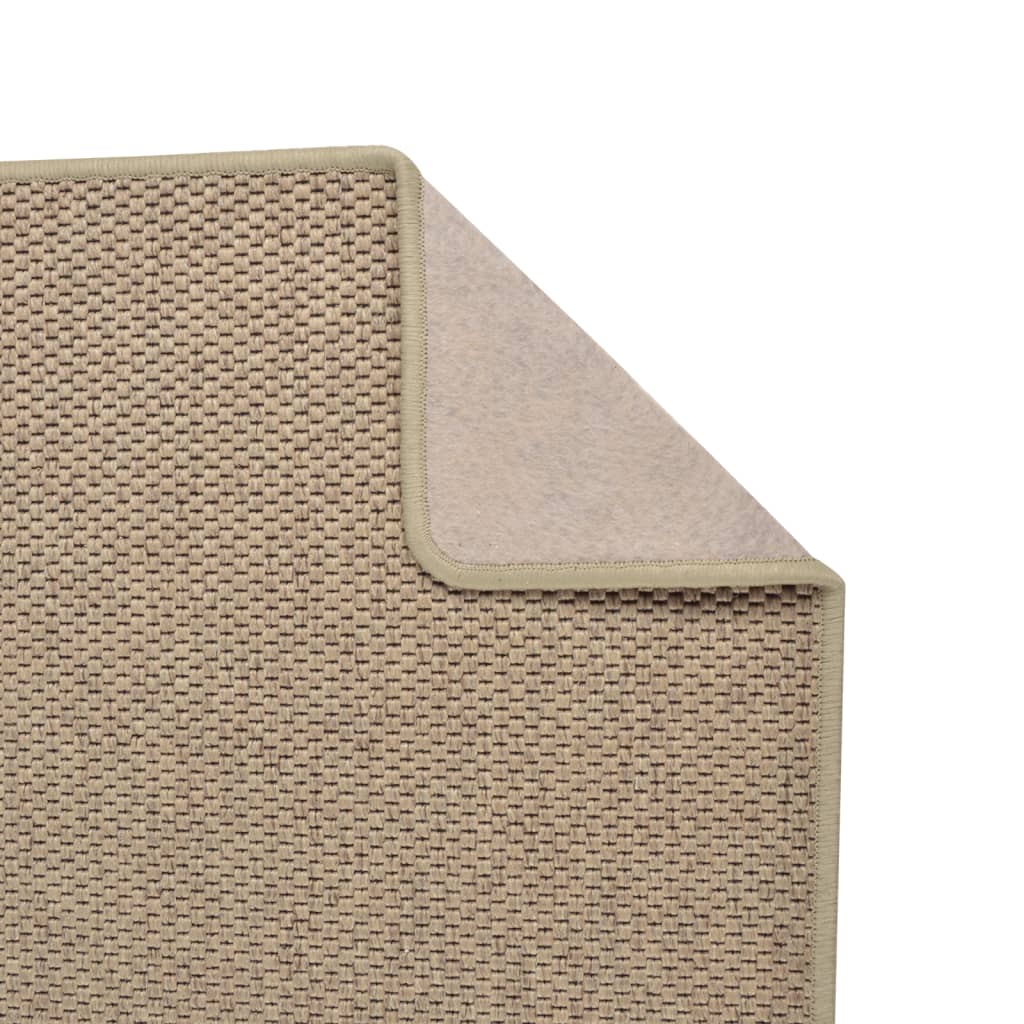 Tapijtloper 80x250 cm sisal-look zandkleurig