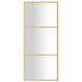 Inloopdouchewand transparant 80x195 cm ESG-glas goudkleurig