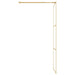 Inloopdouchewand transparant 90x195 cm ESG-glas goudkleurig