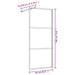 Inloopdouchewand transparant 90x195 cm ESG-glas goudkleurig