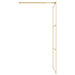 Inloopdouchewand transparant 115x195 cm ESG-glas goudkleurig