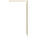 Inloopdouchewand transparant 90x195 cm ESG-glas goudkleurig