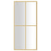 Inloopdouchewand transparant 100x195 cm ESG-glas goudkleurig