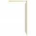 Inloopdouchewand transparant 140x195 cm ESG-glas goudkleurig