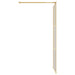 Inloopdouchewand transparant 80x195 cm ESG-glas goudkleurig