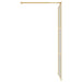 Inloopdouchewand transparant 90x195 cm ESG-glas goudkleurig