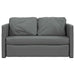 Slaapbank vloermodel 2-in-1 112x174x55 cm stof donkergrijs