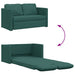 Slaapbank vloermodel 2-in-1 112x174x55 cm stof donkergroen