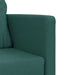 Slaapbank vloermodel 2-in-1 112x174x55 cm stof donkergroen