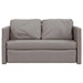 Slaapbank vloermodel 2-in-1 112x174x55 cm stof taupe