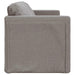 Slaapbank vloermodel 2-in-1 112x174x55 cm stof taupe