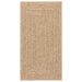 Vloerkleed ZIZUR binnen en buiten 80x150 cm jute look