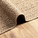 Vloerkleed ZIZUR binnen en buiten 200x290 cm jute look