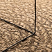 Vloerkleed ZIZUR binnen en buiten 90 cm jute look