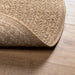 Vloerkleed ZIZUR binnen en buiten 90 cm jute look